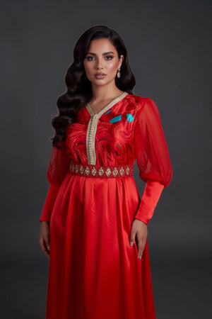 CAFTAN COQUELICOT