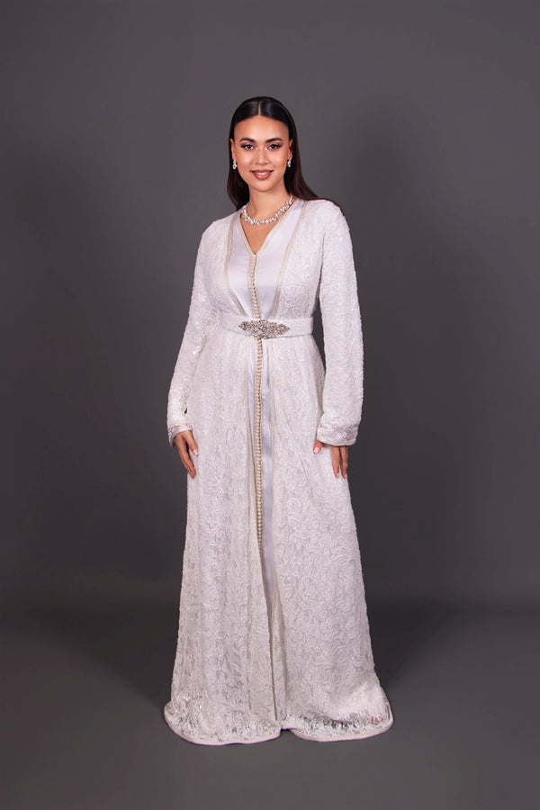 Caftan Ameera – Takchita de mariage| Caftan Marocain Femme