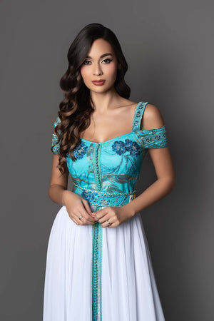 CAFTAN BEVERLY BLUE
