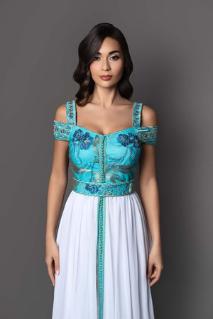 CAFTAN BEVERLY BLUE