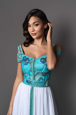 CAFTAN BEVERLY BLUE